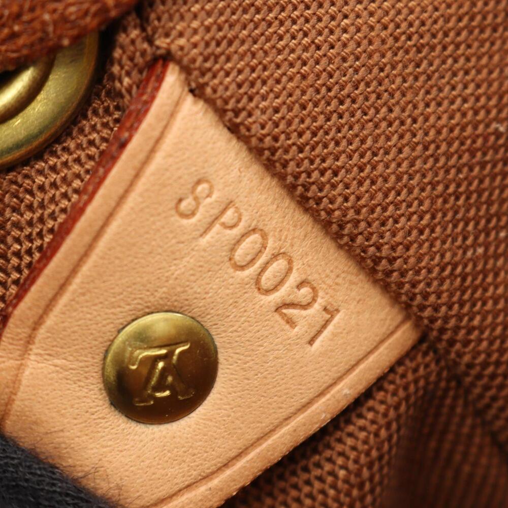 LOUIS VUITTON Authentic Brown Monogram Leather Backpack - Picture 5 of 9